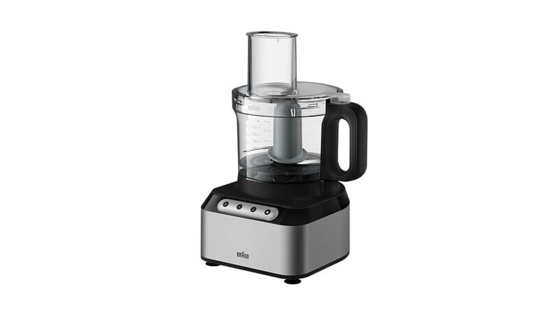BRAUN EASY PREP 8C FOOD PROCESSOR – SILVER – Scratch & Dent