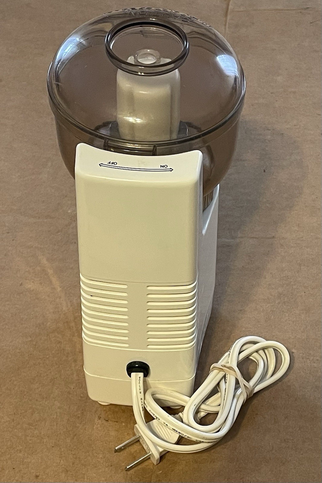 VINTAGE SUNBEAM OSKAR Jr. CHOPPER PLUS MODEL 14131 FOOD PROCESSOR