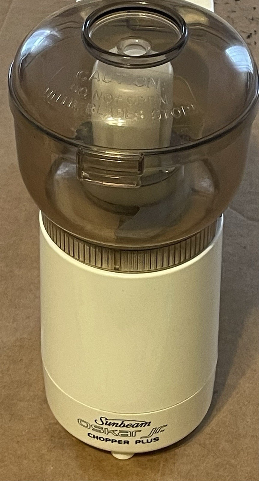 VINTAGE SUNBEAM OSKAR Jr. CHOPPER PLUS MODEL 14131 FOOD PROCESSOR