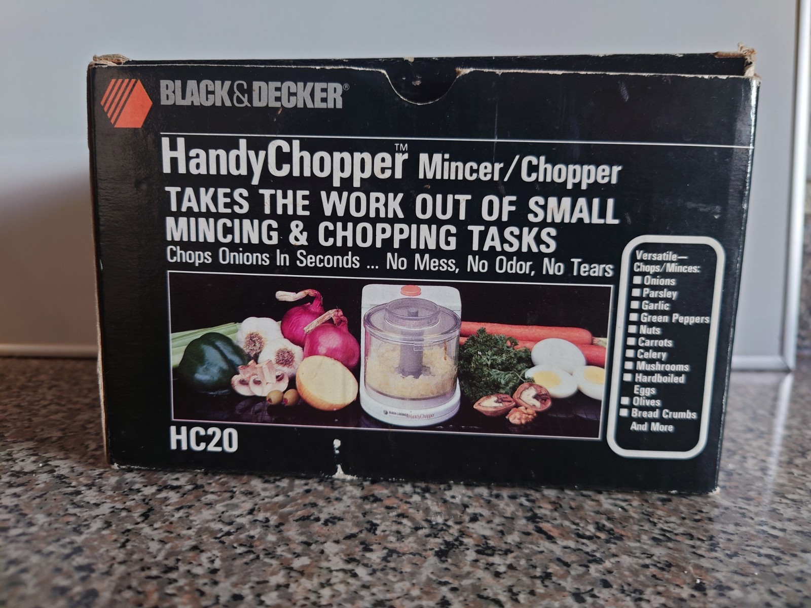 Black & Decker Small Handy Chopper Mincer HC20 Food Processor Vintage
