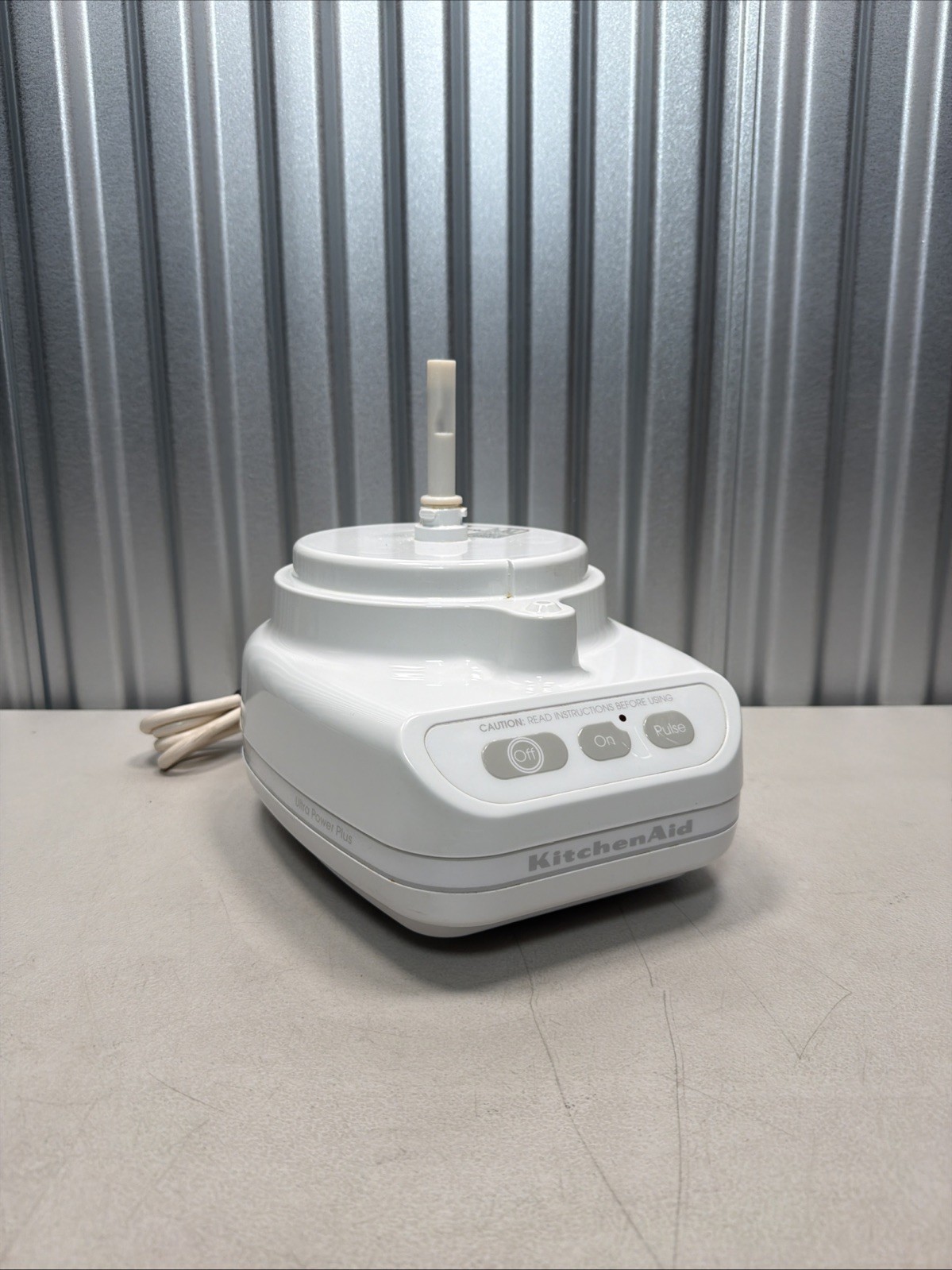 KitchenAid Food Processor KFP600 White Base Only – Tested & Works
