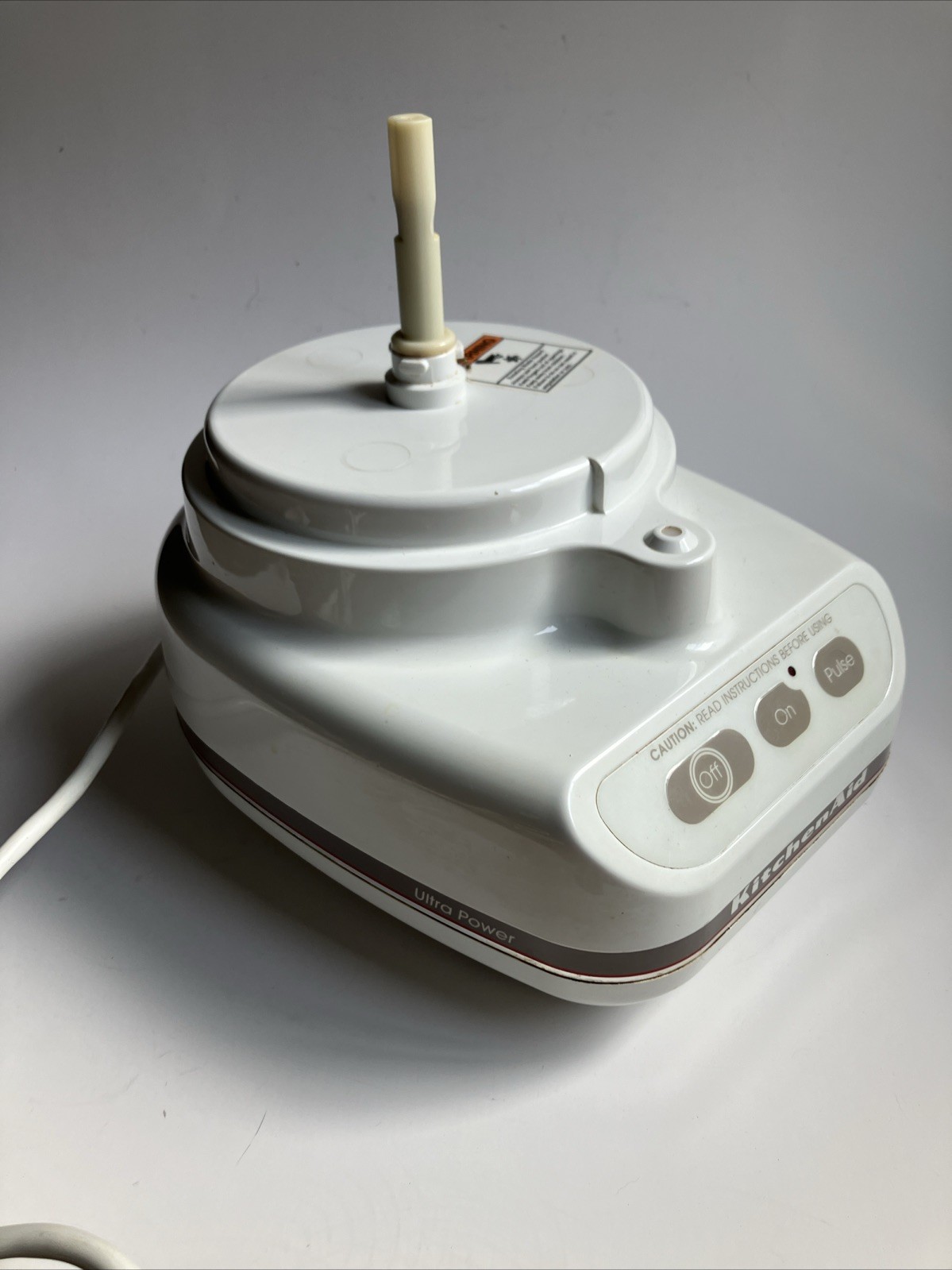 KitchenAid 11-Cup Food Processor KFP600WH White Motor Base KFP600 NewFeet TESTED