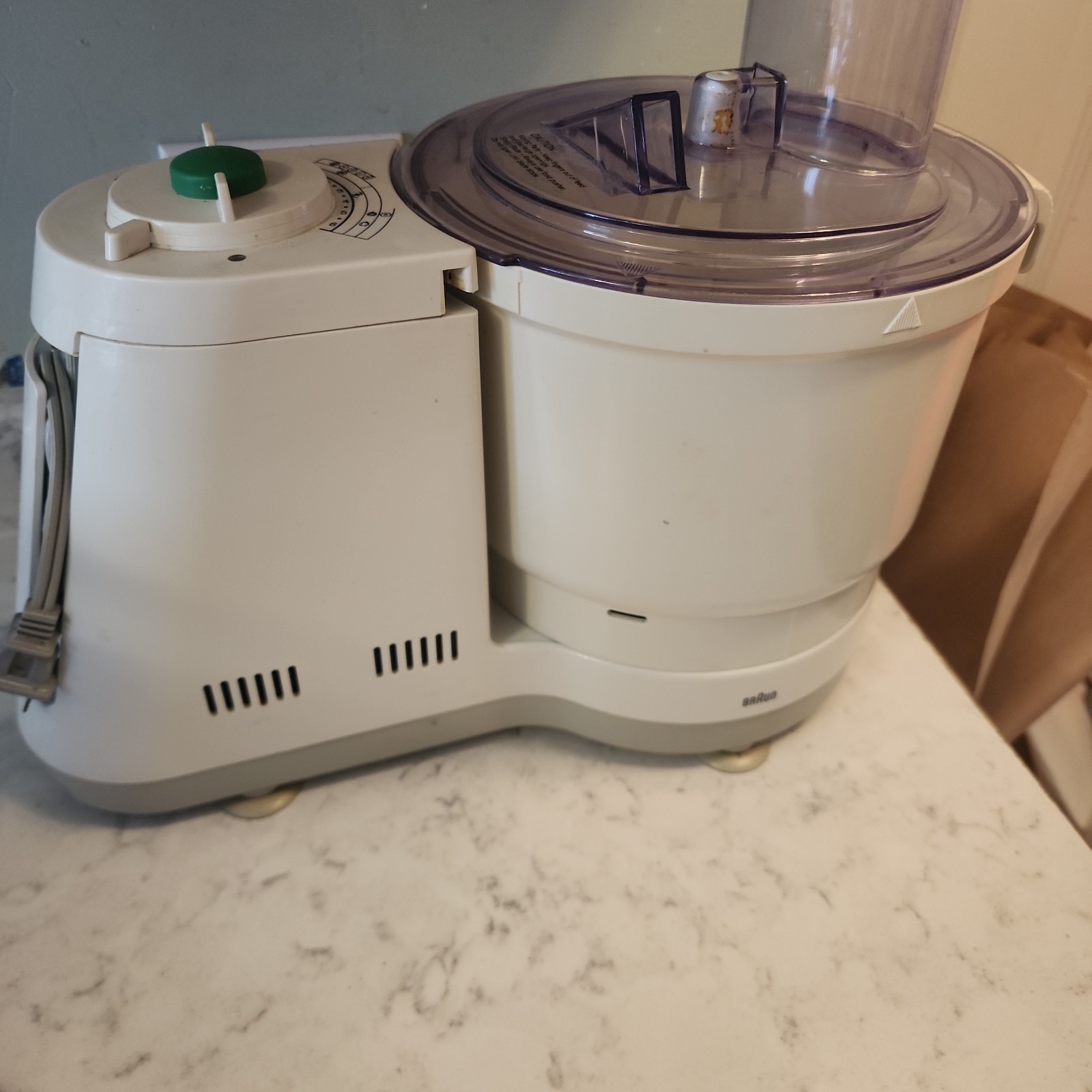 Braun Model 3210 Food Processor Preparation Center Made in Germany TESTED WORKS