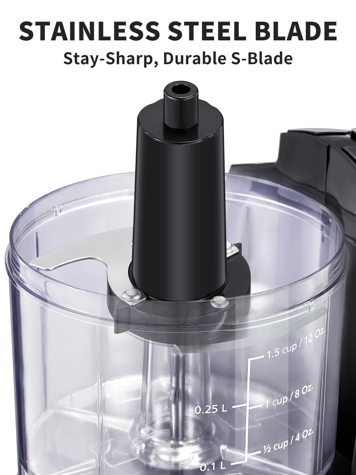 1.5-Cup One-Touch Electric Food Chopper, 100W Mini Food Processor Meat Grinde…