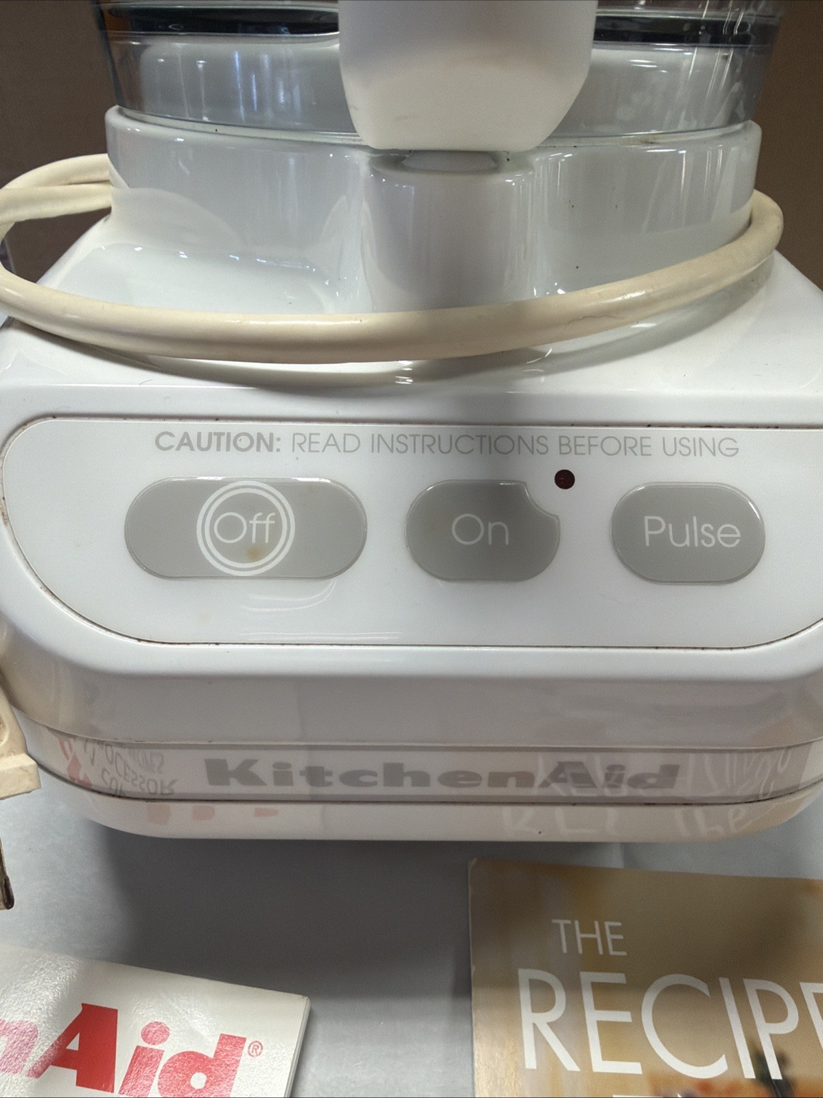 Kitchenaid Food Processor KFP-600WW With Accessories Blades & Attachments 11 Cup