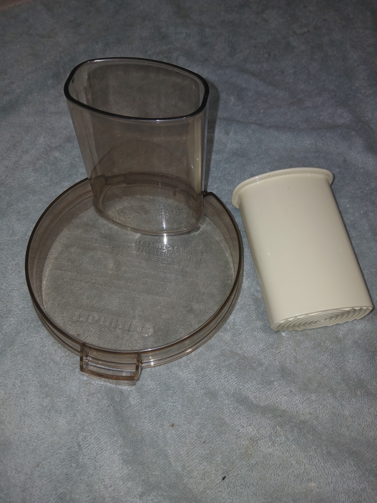 Cuisinart Basic Food Processor Replacement Lid Cover DLC-104 Only With Pusher