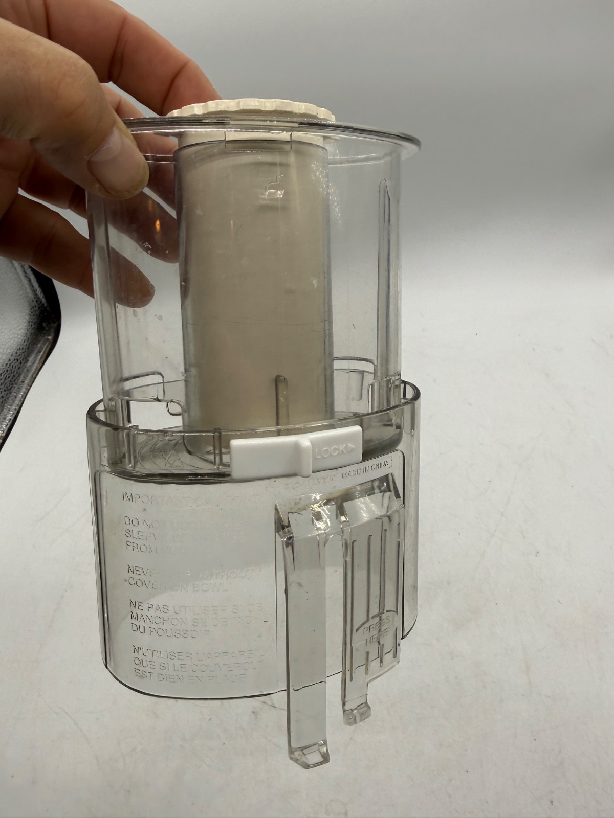 Cuisinart DLC-118BGTX Pro Classic DLC-10S TX Food Processor Sleeve Chute Pusher
