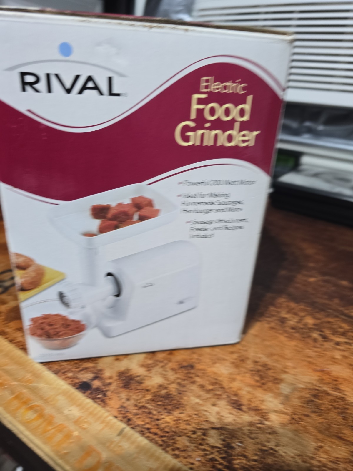 Rival Electric Meat Food Grinder Model 2275WN 200 Watts All Attachment Included