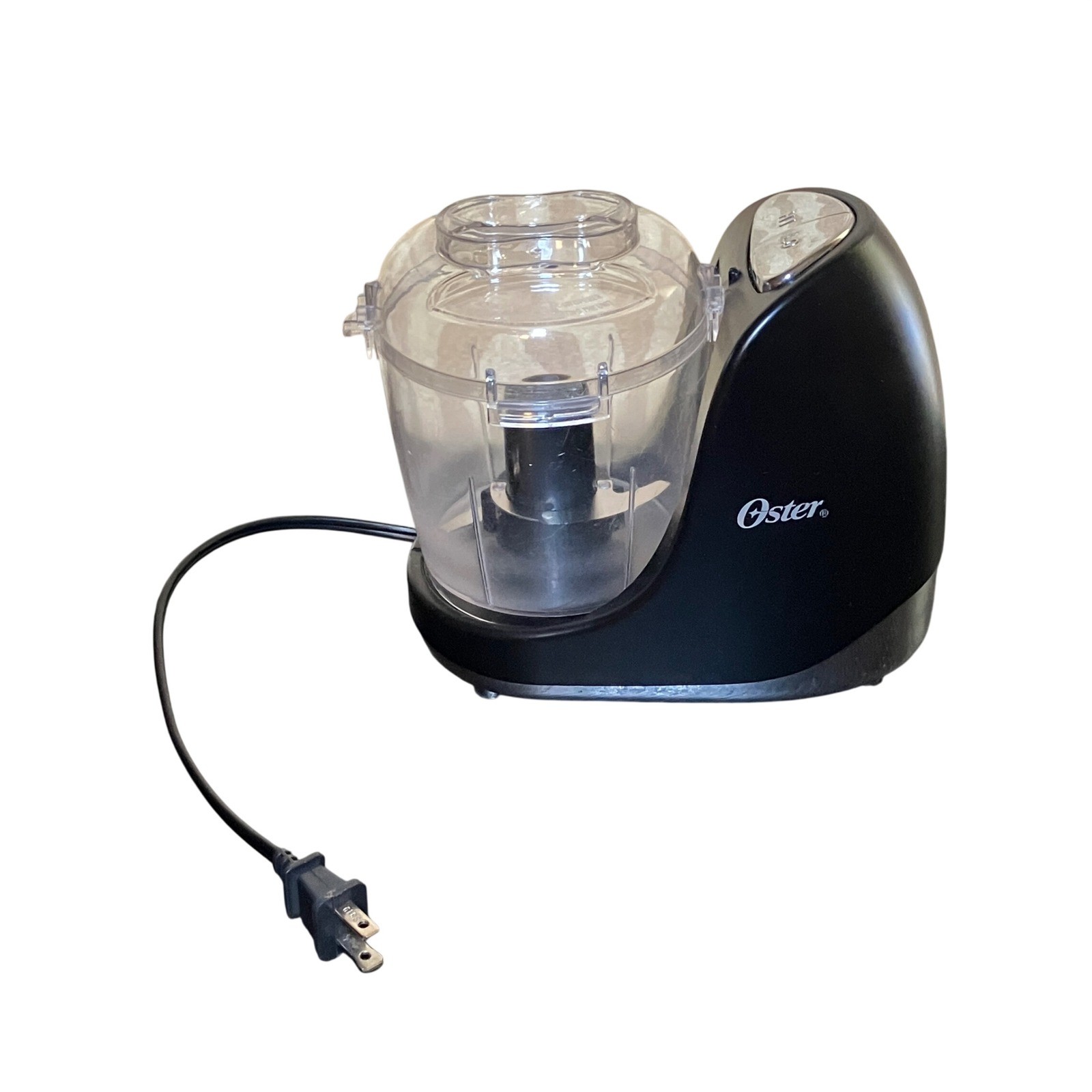 Oster 3 Cup Mini Food Chopper Black 2-Speed Small Food Processor Pulse Function