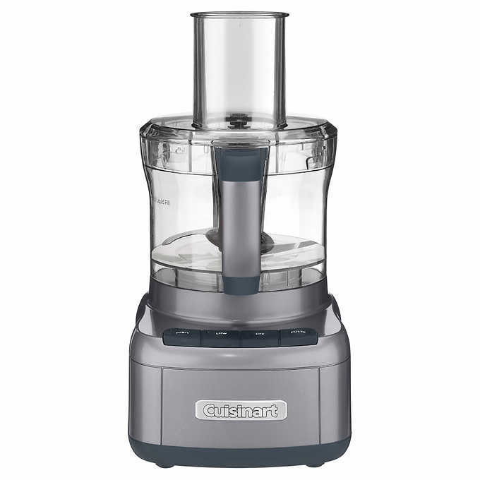 Cuisinart Elemental 8 Cup Food Processor FP-8GMP1 Feed Tube Gunmetal 350 Watts N