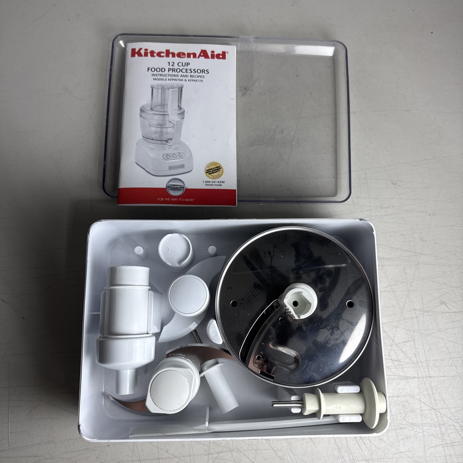 KitchenAid Food Processor 9 Pc Accessory Kit with Chef’s Case KFPW760 KFPM770
