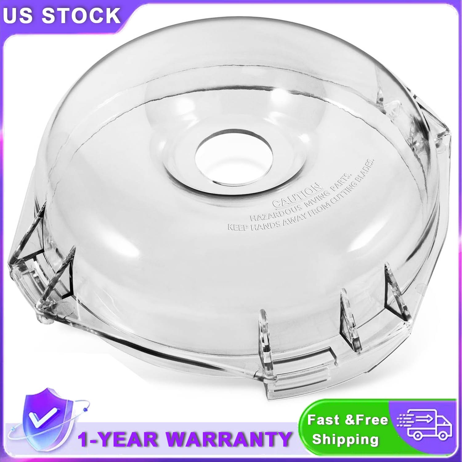 106458S Cutter Bowl Lid Fit for Robot Coupe R100B,R100BCLR,R101B,R2,R2B, R2 Dice