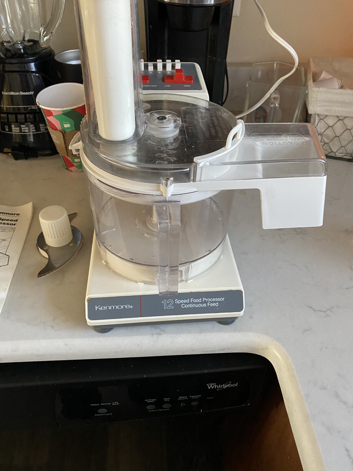 Vintage Kenmore 12 Speed Food Processor – Model # 400.696900 Sears – Made In USA
