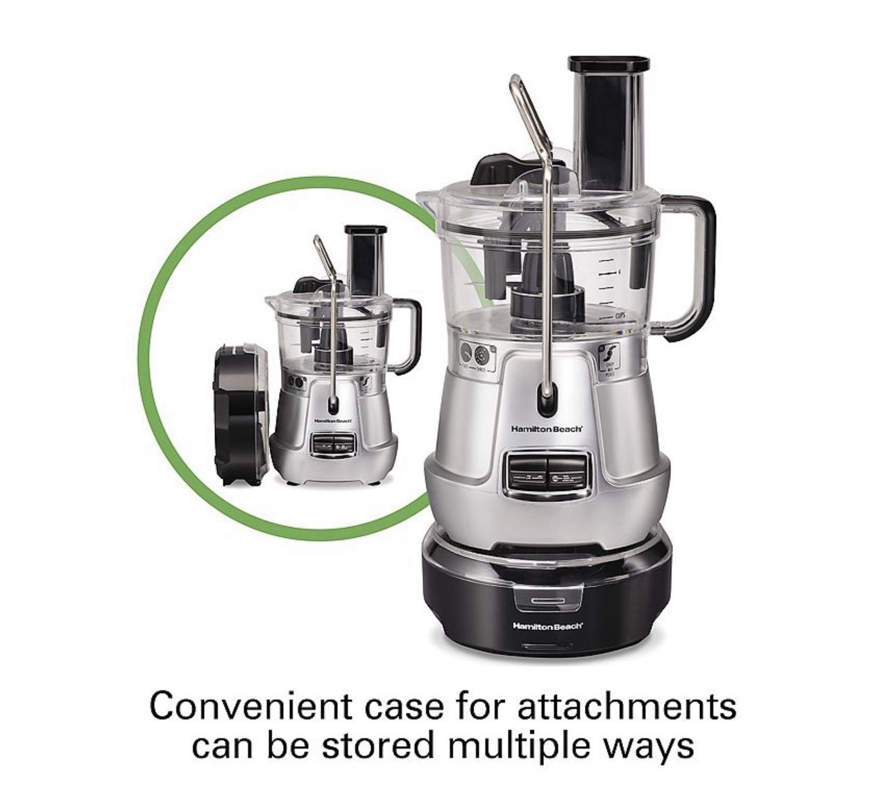 Hamilton Beach Stack & Snap 8-Cup Food Processor (70820)