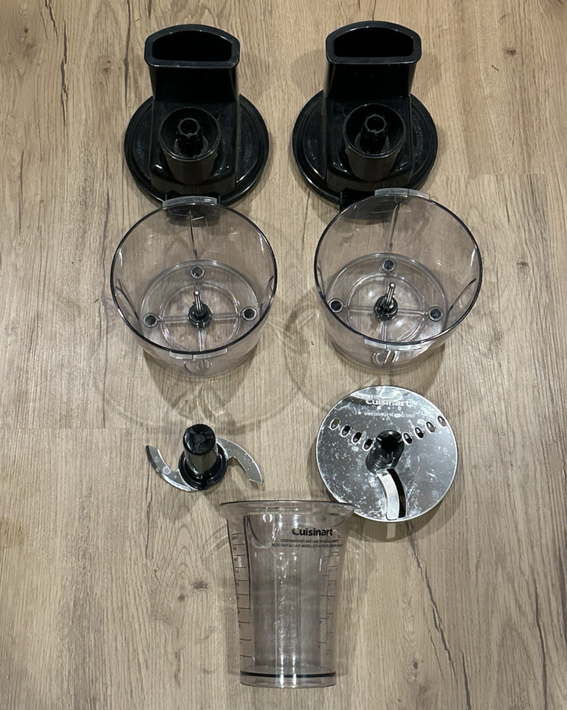 Lot of 5 Cuisinart Food Processor Replacement Parts Cup Disc 244 Etc.