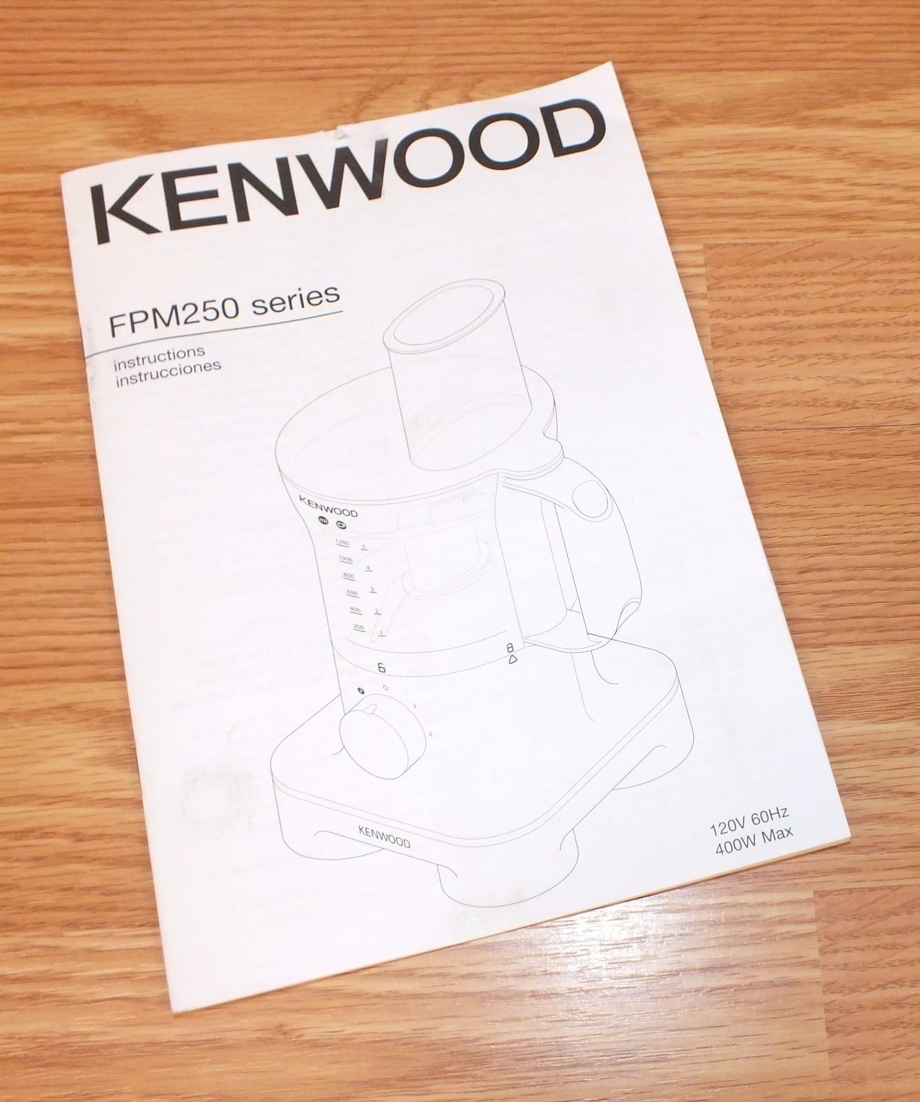 Kenwood (FPM250) MultiPro Compact 400W 5 Cup Food Processor Bundle **READ**