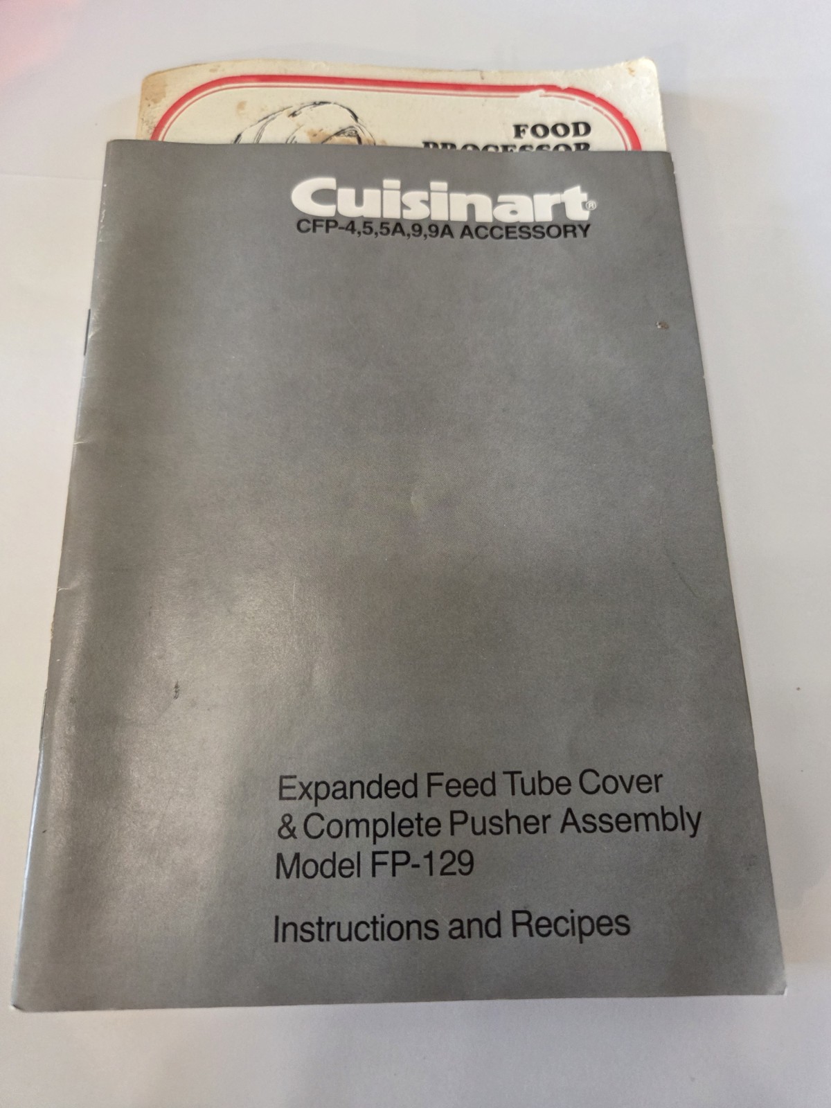 Cuisinart Food Processor Use Manuals