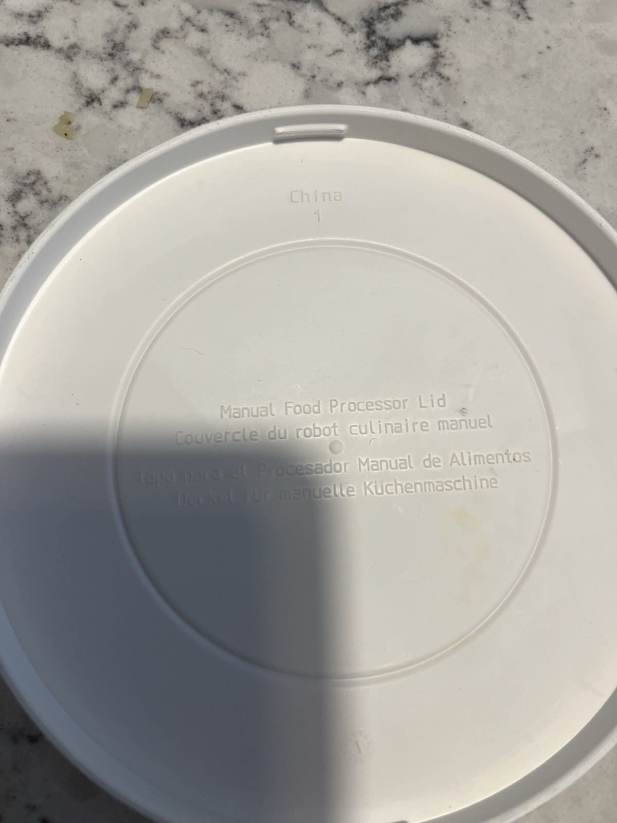 Pampered Chef manual Food Processor Lid