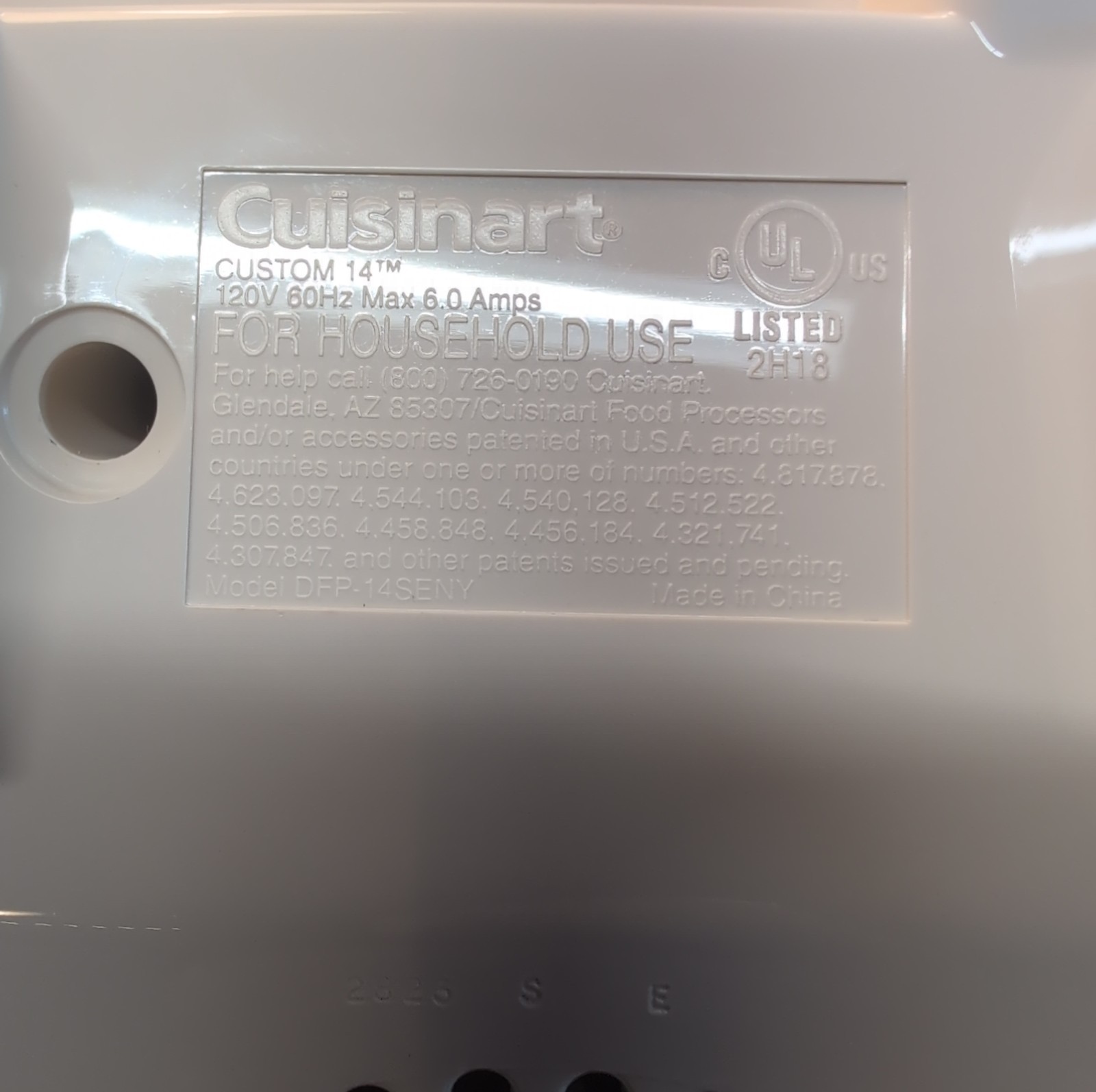 Cuisinart 50th Anniversary 14-Cup Food Processor Motor Base Only Custom 14 720W
