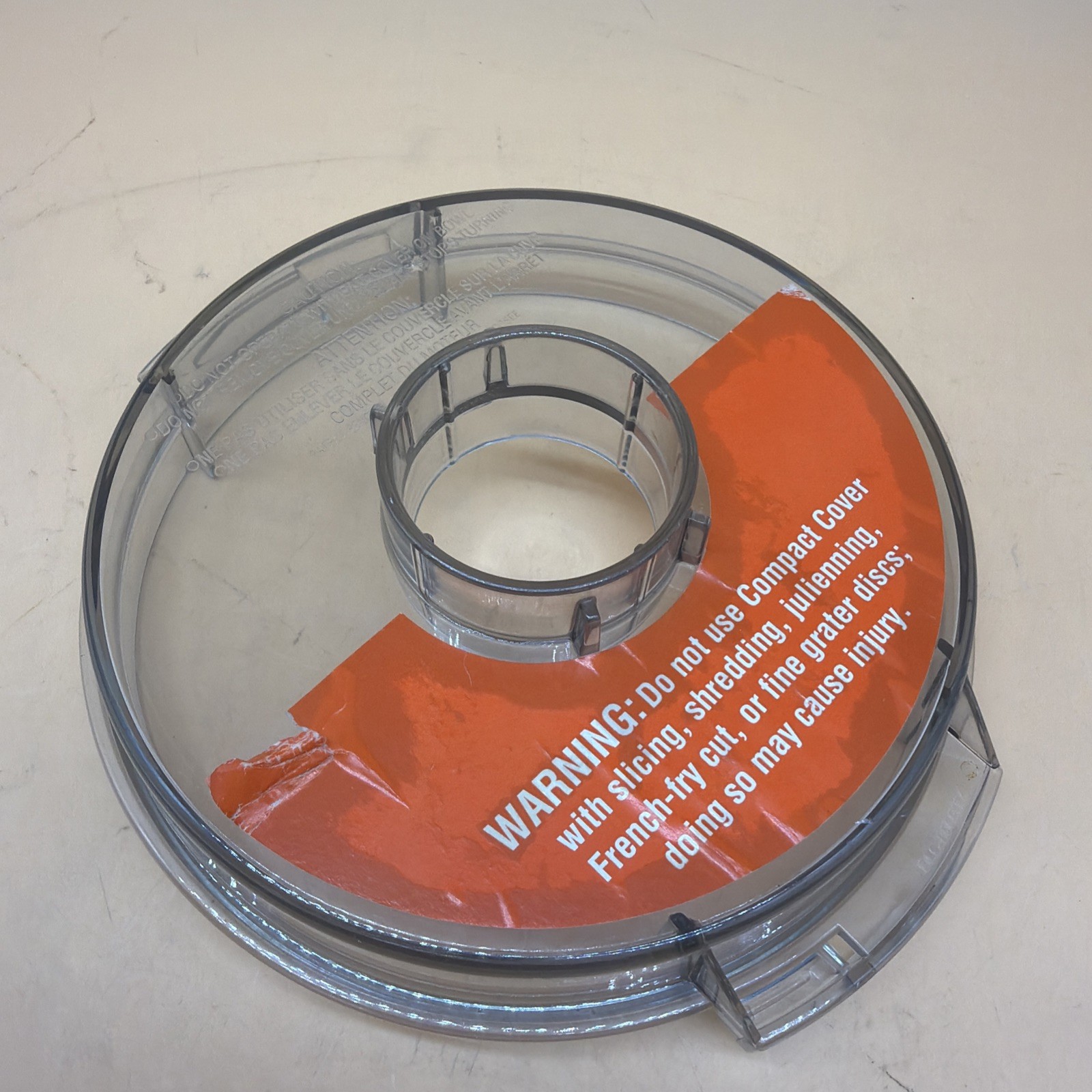Cuisinart Compact Cover DLC-8 Series Lid Cover DLC-806GTX – NO CAP