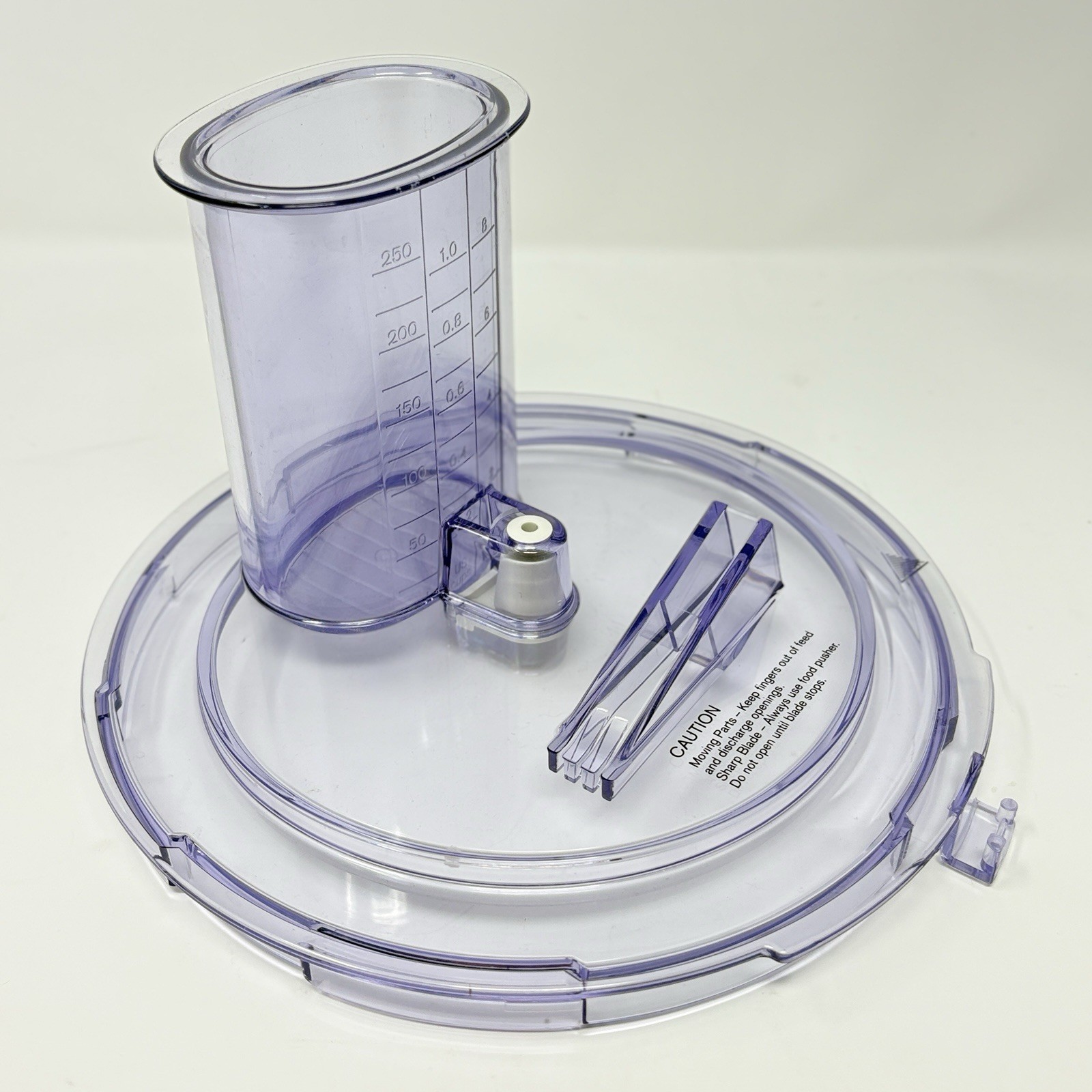 Braun 3210 Food Processor Work Bowl Mixing Bowl Lid Cover/Pusher Replacement