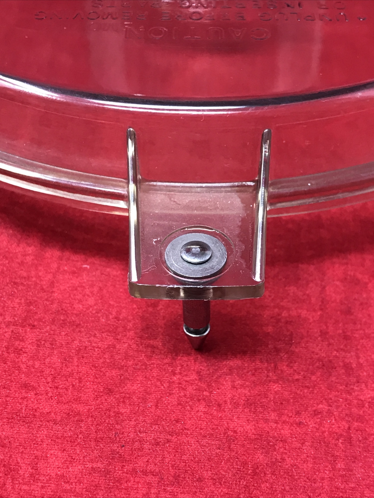 General Electric Food Processor D3FP1B Mixing Bowl Lid VTG Part ONLY with Safety