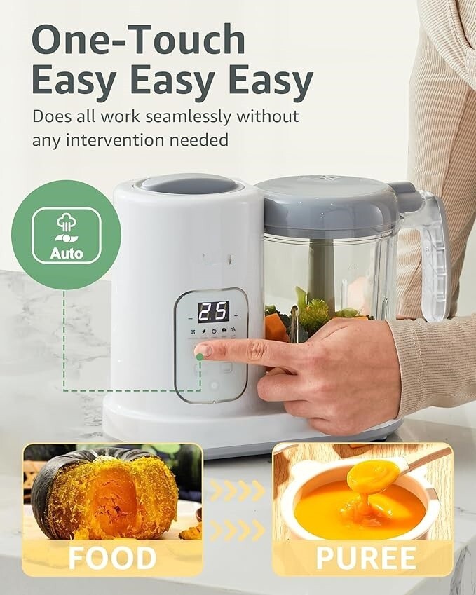 Máquina para hacer alimentos para bebés,Licuadora,vaporera,trituradora,molinillo