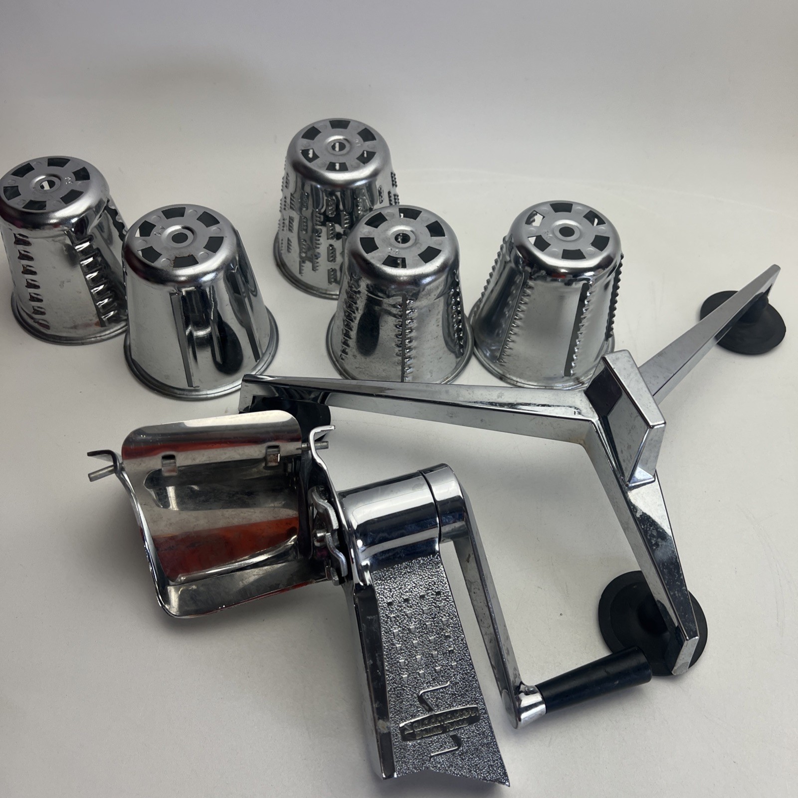 Vintage Saladmaster Five Star Food Processor Chop Shred Slice 5 Cones Dallas TX