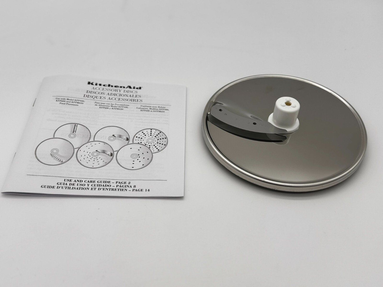 KITCHEN AID Food Processor THICK (6MM) SLICING DISC KFPSL6 Unused In Box