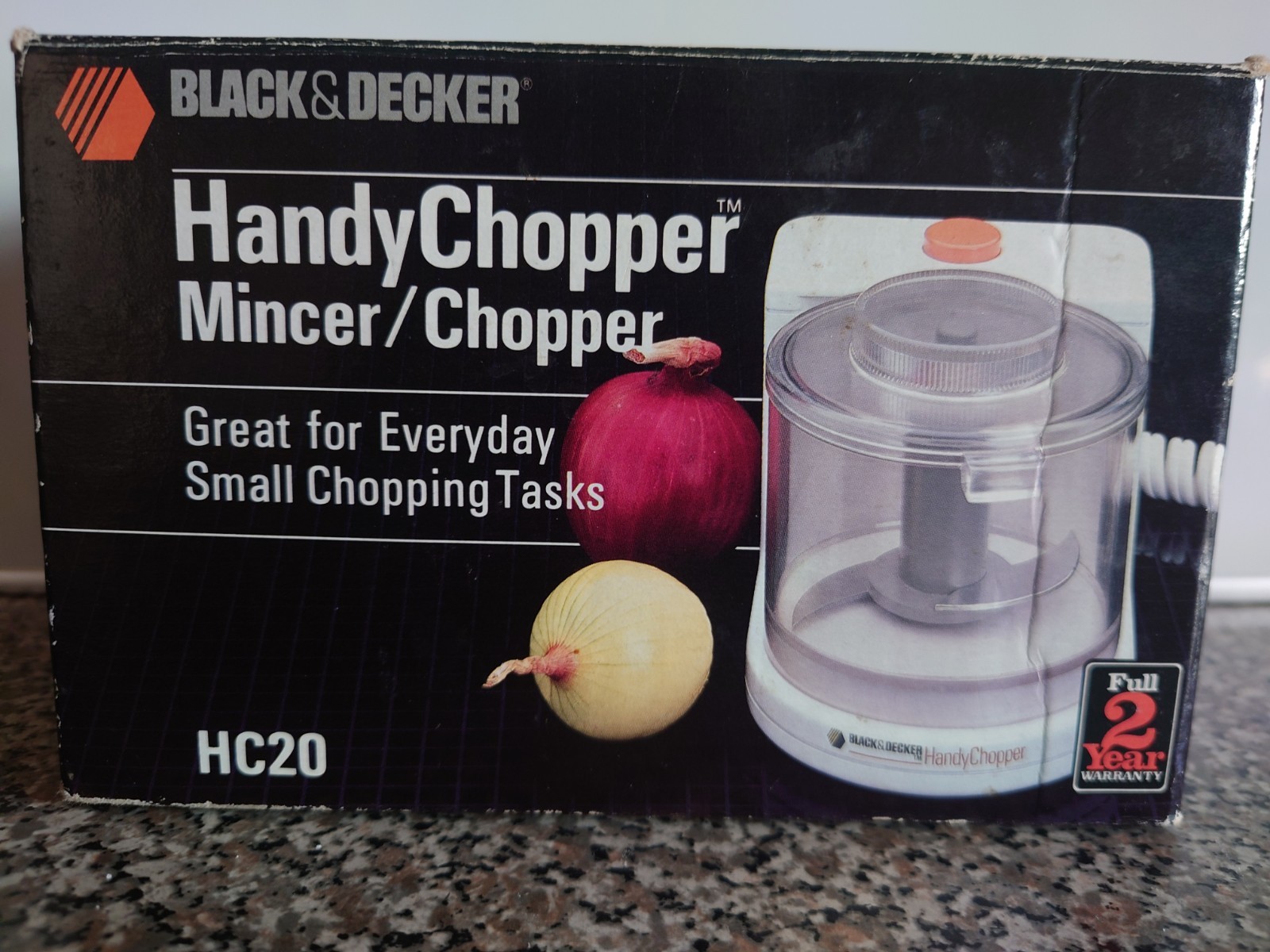 Black & Decker Small Handy Chopper Mincer HC20 Food Processor Vintage