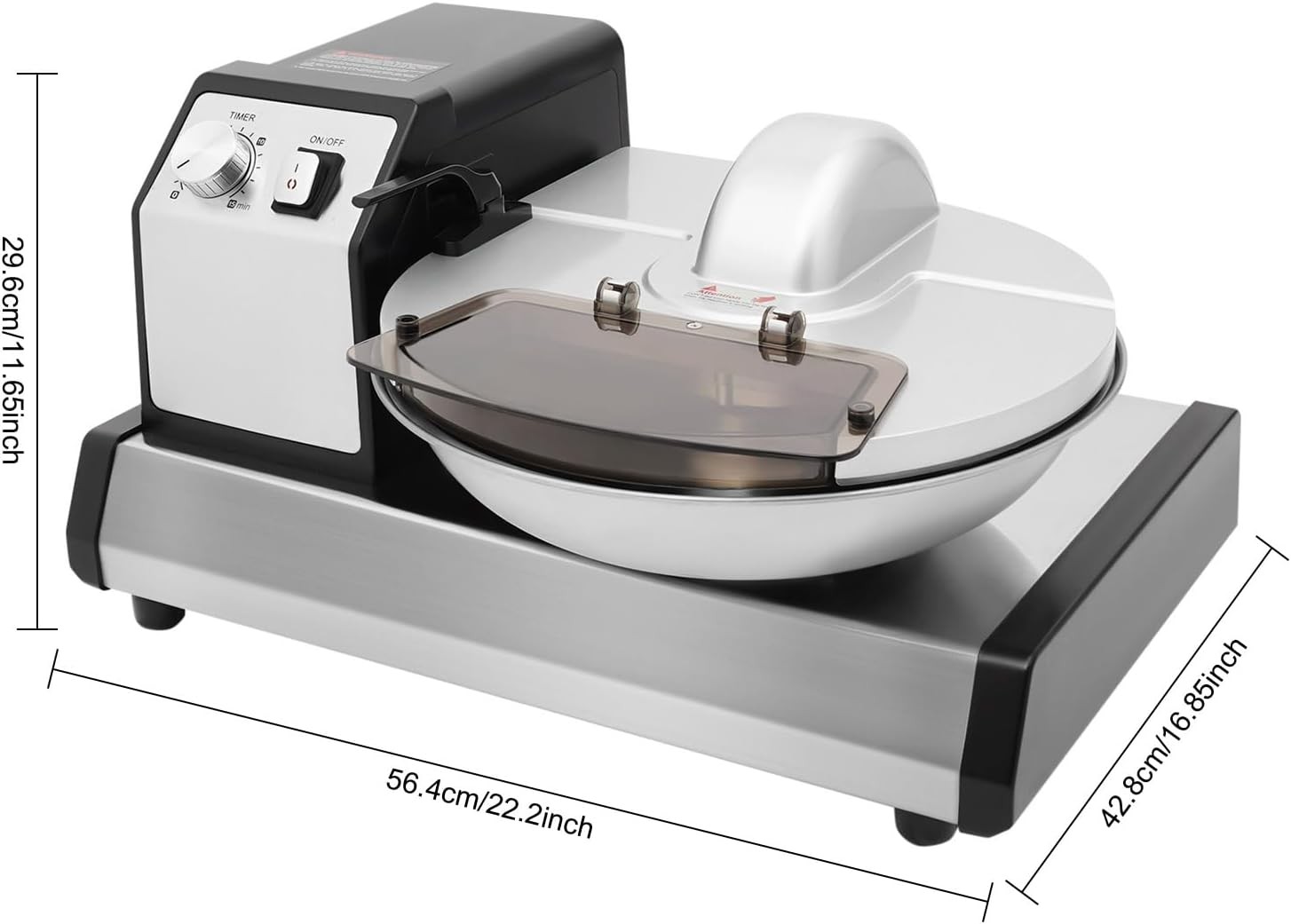 250W Commercial Food Processor Heavy Duty Electric Meat Grinders 1500RPM
