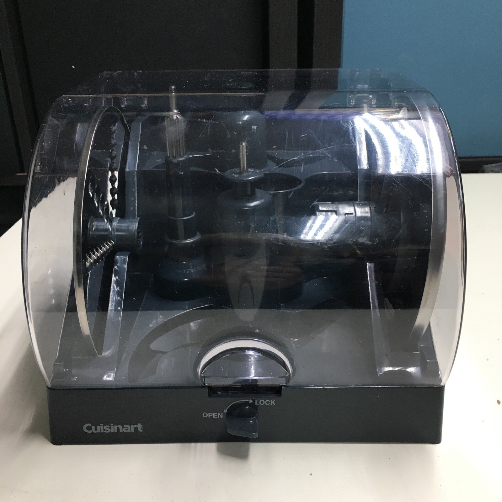 Cuisinart FP-11/13SC Food Processor Blades & Accessories in Gray Storage Case