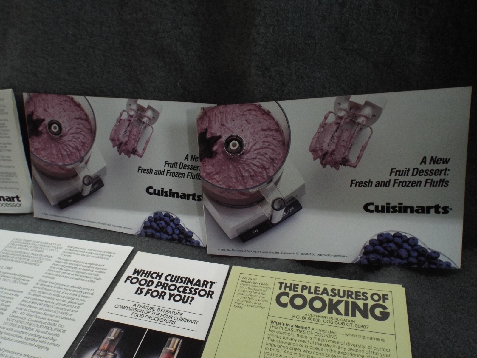 Cuisinart DLC-8 Food Processor Book Manual Instructions Blades Attachment Recipe