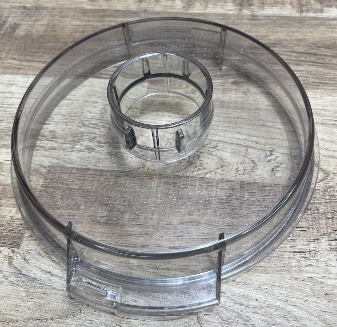 Cuisinart Food Processor 8 Series Replacement Flat Lid DLC-806GTX Lid No Cap OEM