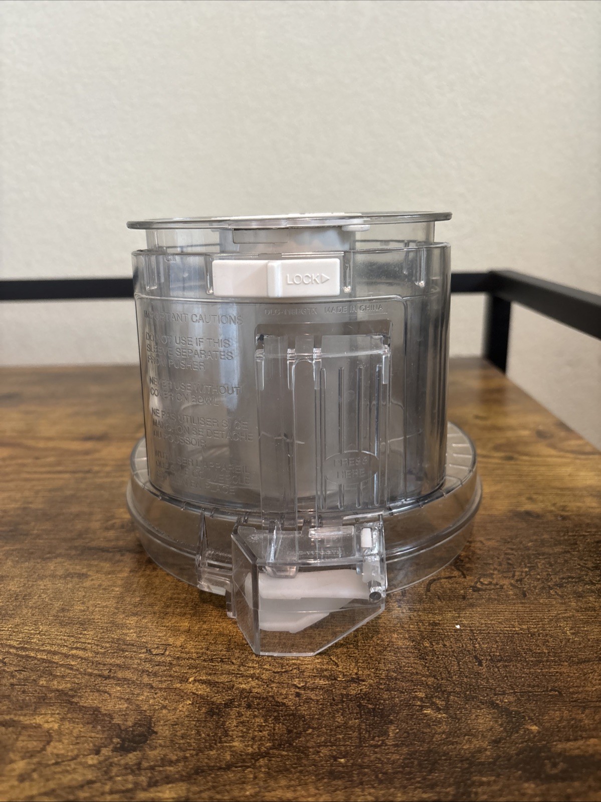 Cuisinart Pro Classic ￼Food Processor DLC-10 Lid Chute Pusher Parts