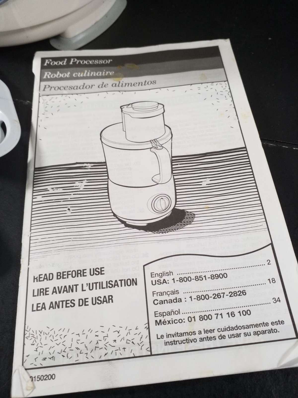 Hamilton Beach Food Processor 70590 FP11 120V Used Works Great CONDITION
