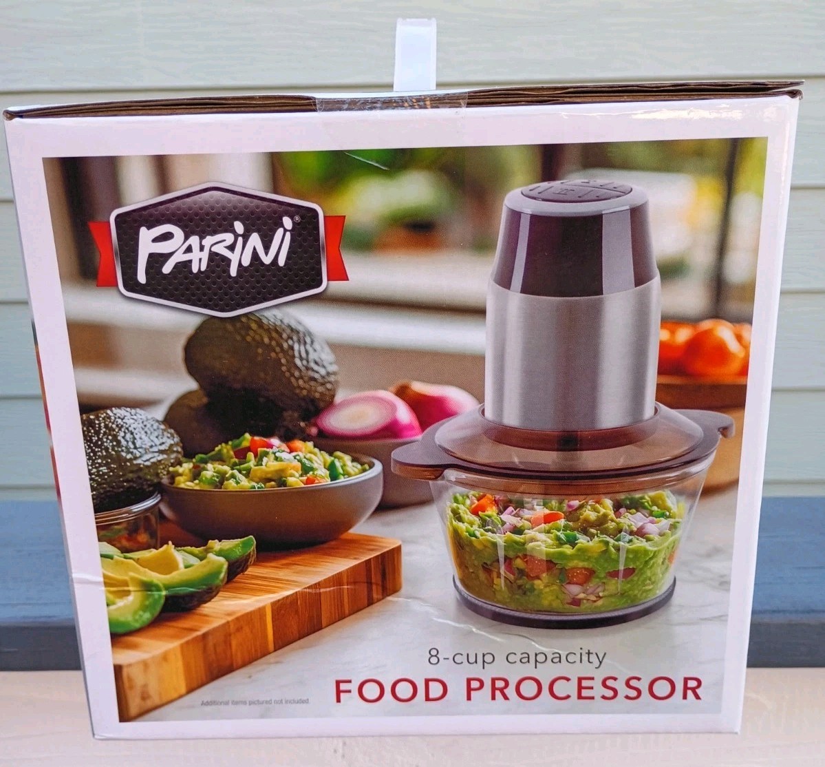 Parini Food Processor 8 Cup Silver and Black 2 Speed New In Box