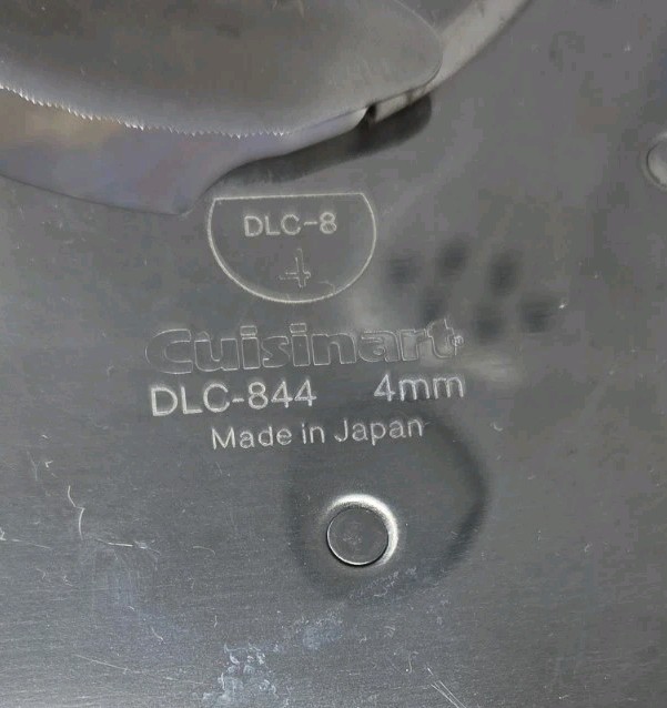 4 Cuisinart Pro Custom Shred Slice Discs DLC-837 DLC-834 DLC-844 DLC-846