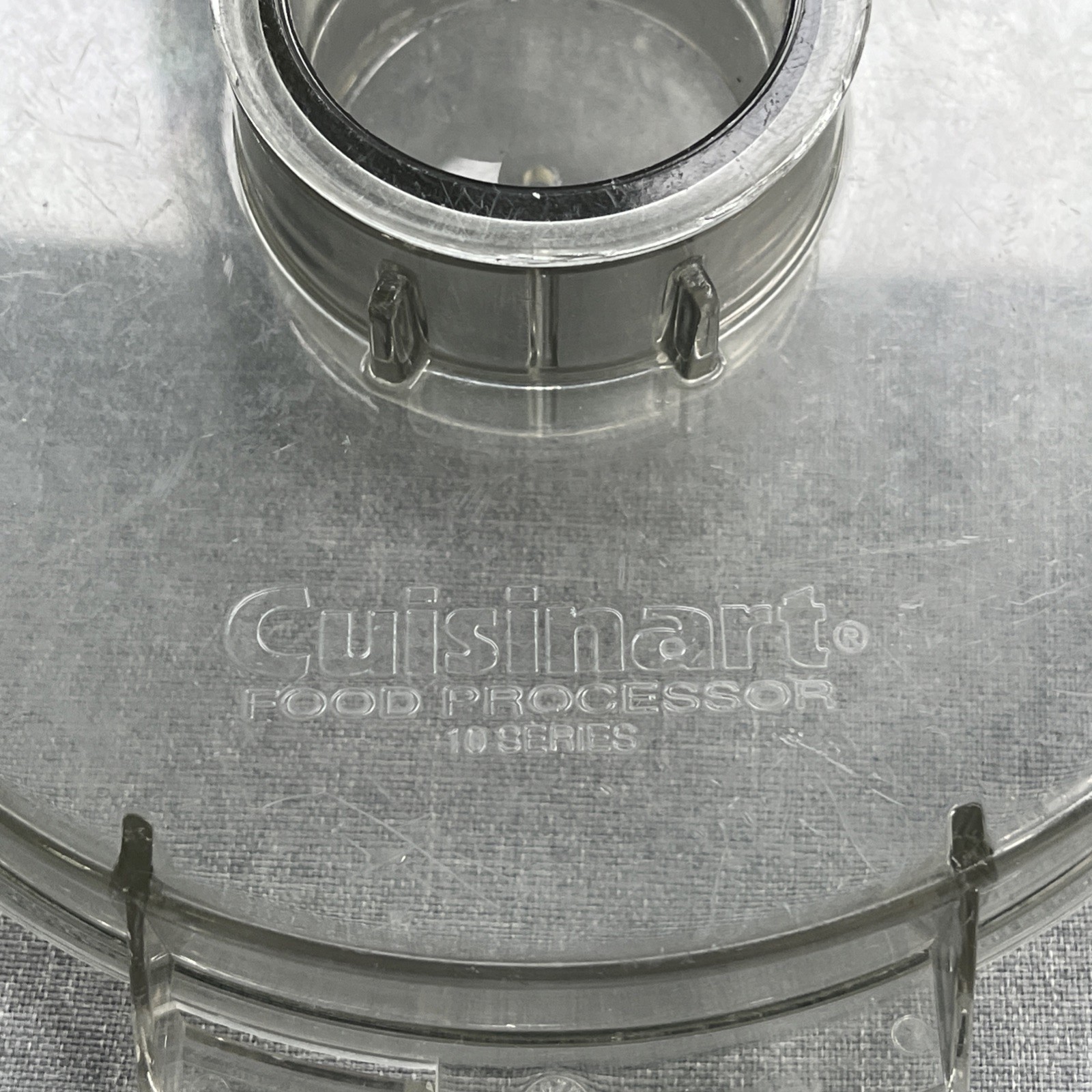 Cuisinart Pro Classic Food Processor DLC-116GTXT Flat Clear Lid & Cover Cap Fair