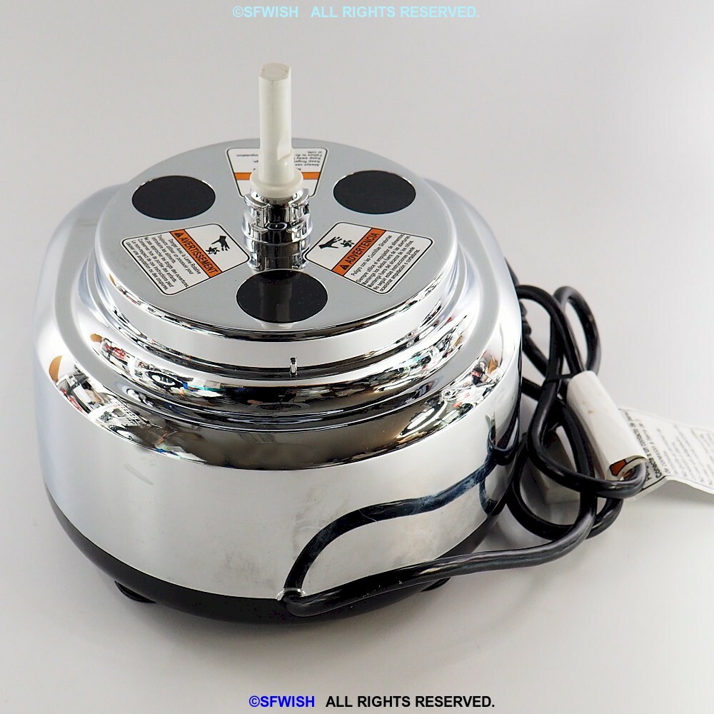 KitchenAid *REPLACEMENT CHROME MOTOR BASE ONLY!* KFP740/KFP740CR0 *SHINY!*