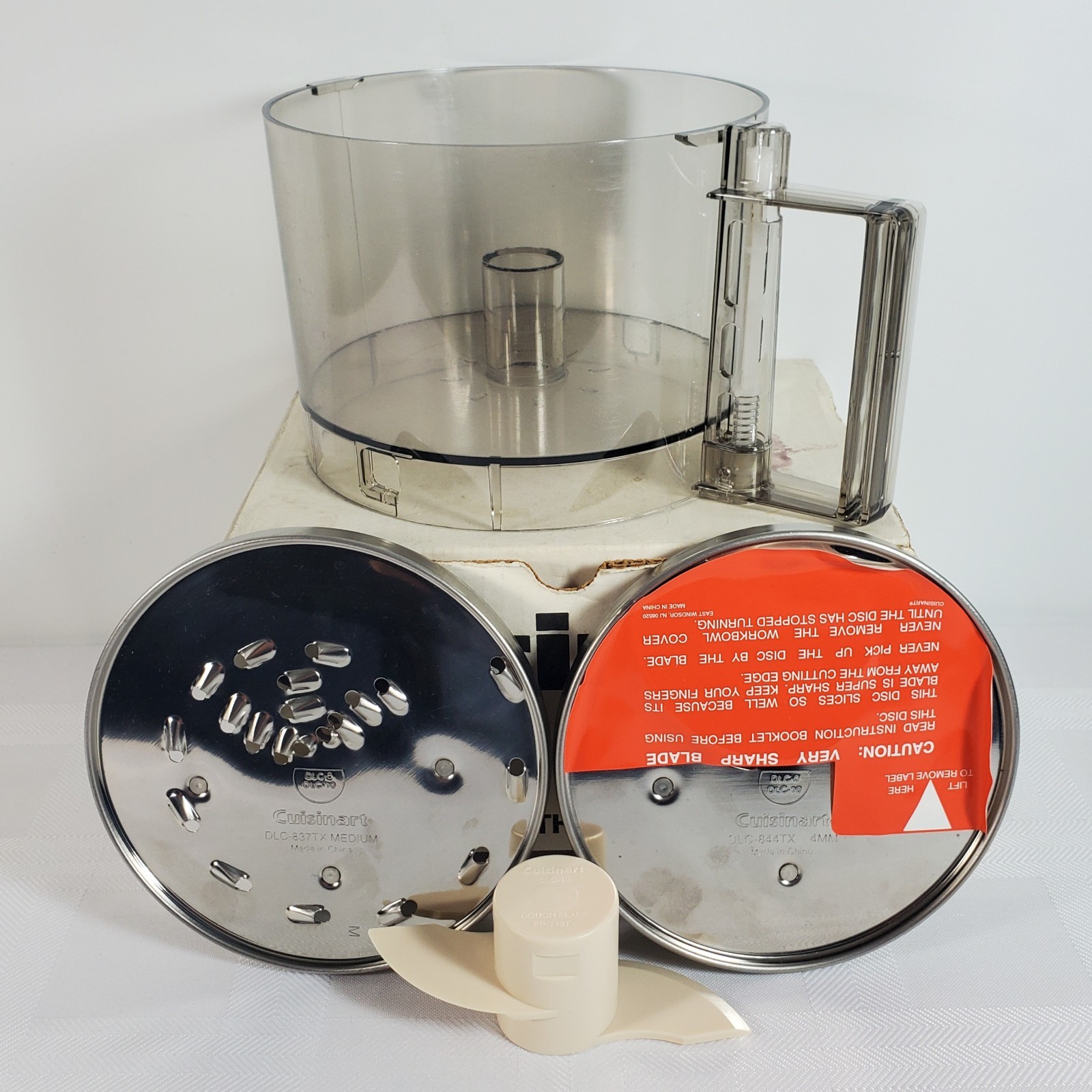 Cuisinart 7-Cup Food Processor DLC-10 Replacement Work Bowl FP-631AG + 3 Blades