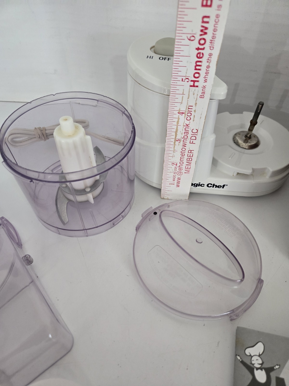 Vintage Magic Chef Mini Food Processor #MCFP1 in Box Tested FREE SHIPPING