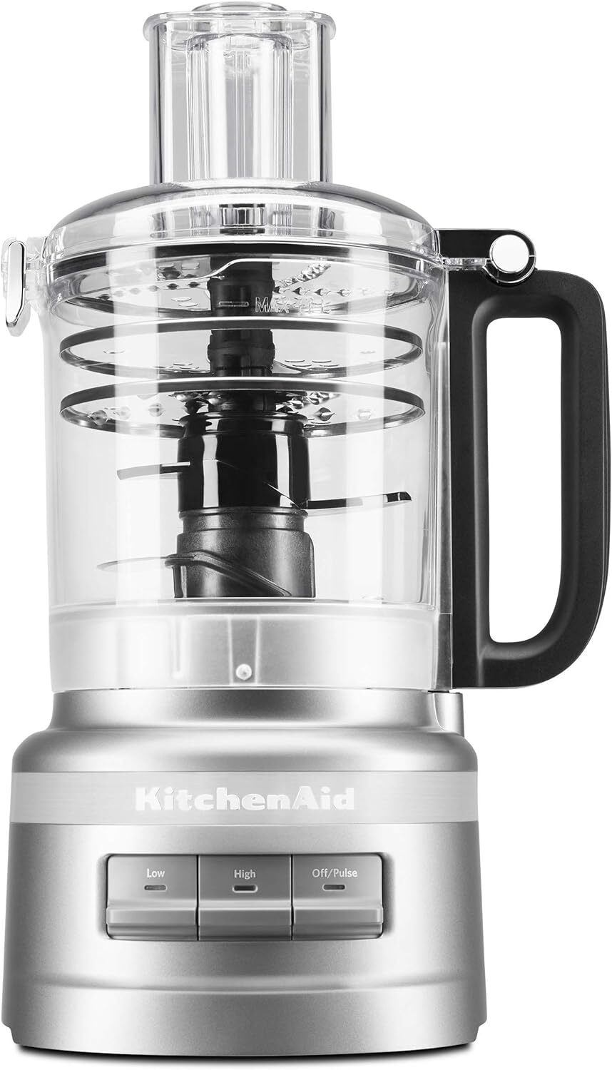 KitchenAid RRKFP0919CU 9 Cup Plus Food Processor – Contour Silver, Used