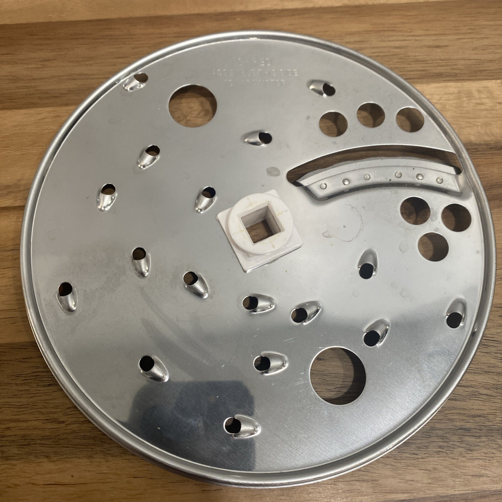 Hamilton Beach Change A Bowl 70850 Discs Fine/Med Slice Shred Waffle W/ Lock Nut