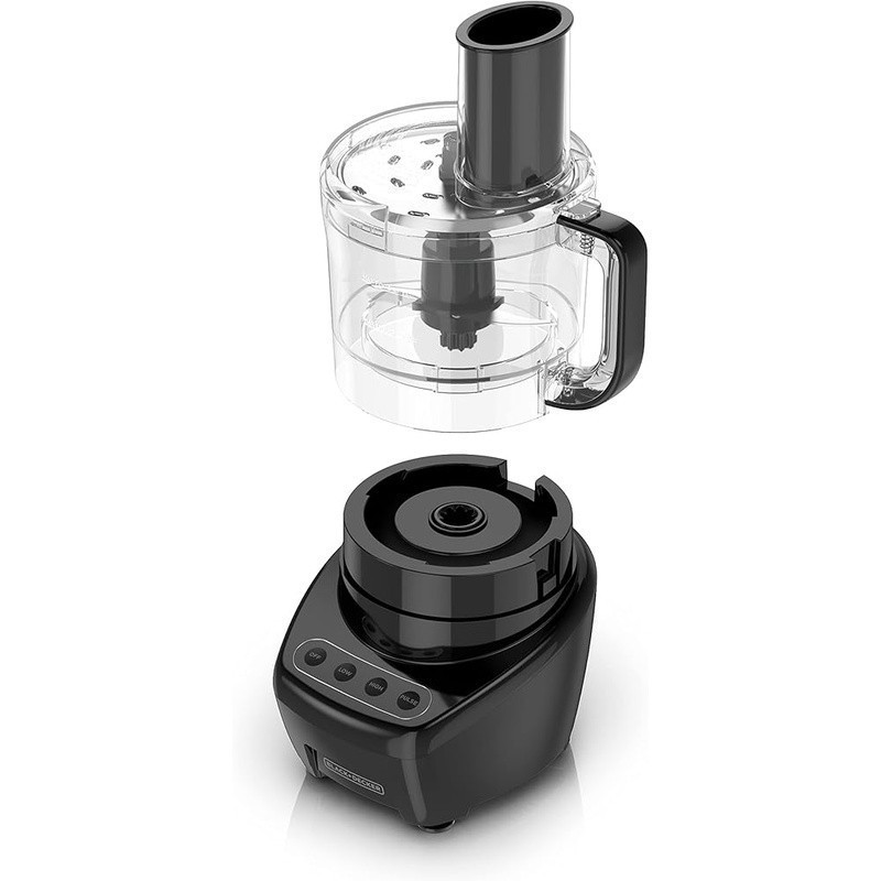 8-Cup Food Processor Stainless Steel S-Blade Easy Assembly Slice Shred New