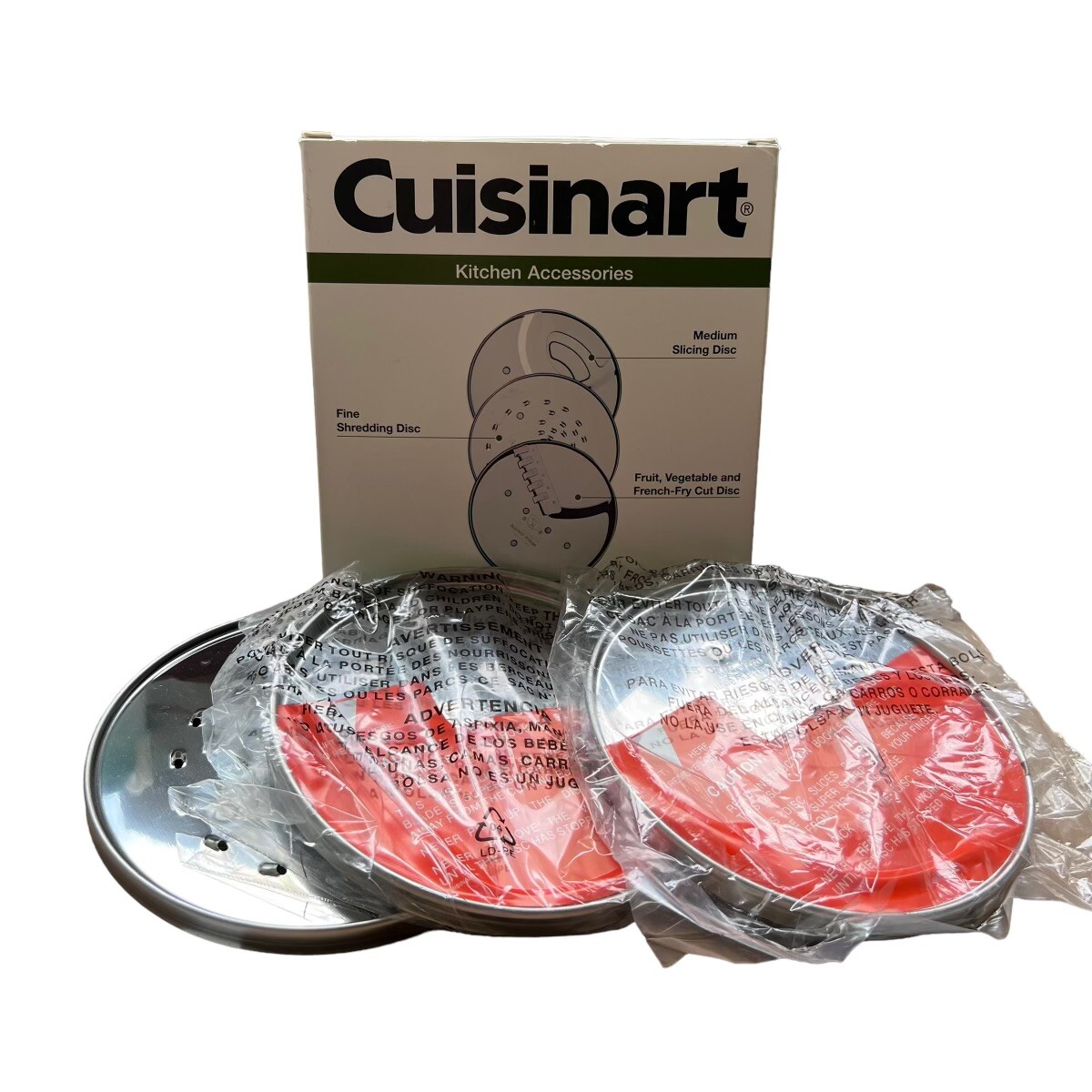 Cuisinart Kitchen Accessories 11 and 7 cup Food Processor Standard Disc Set