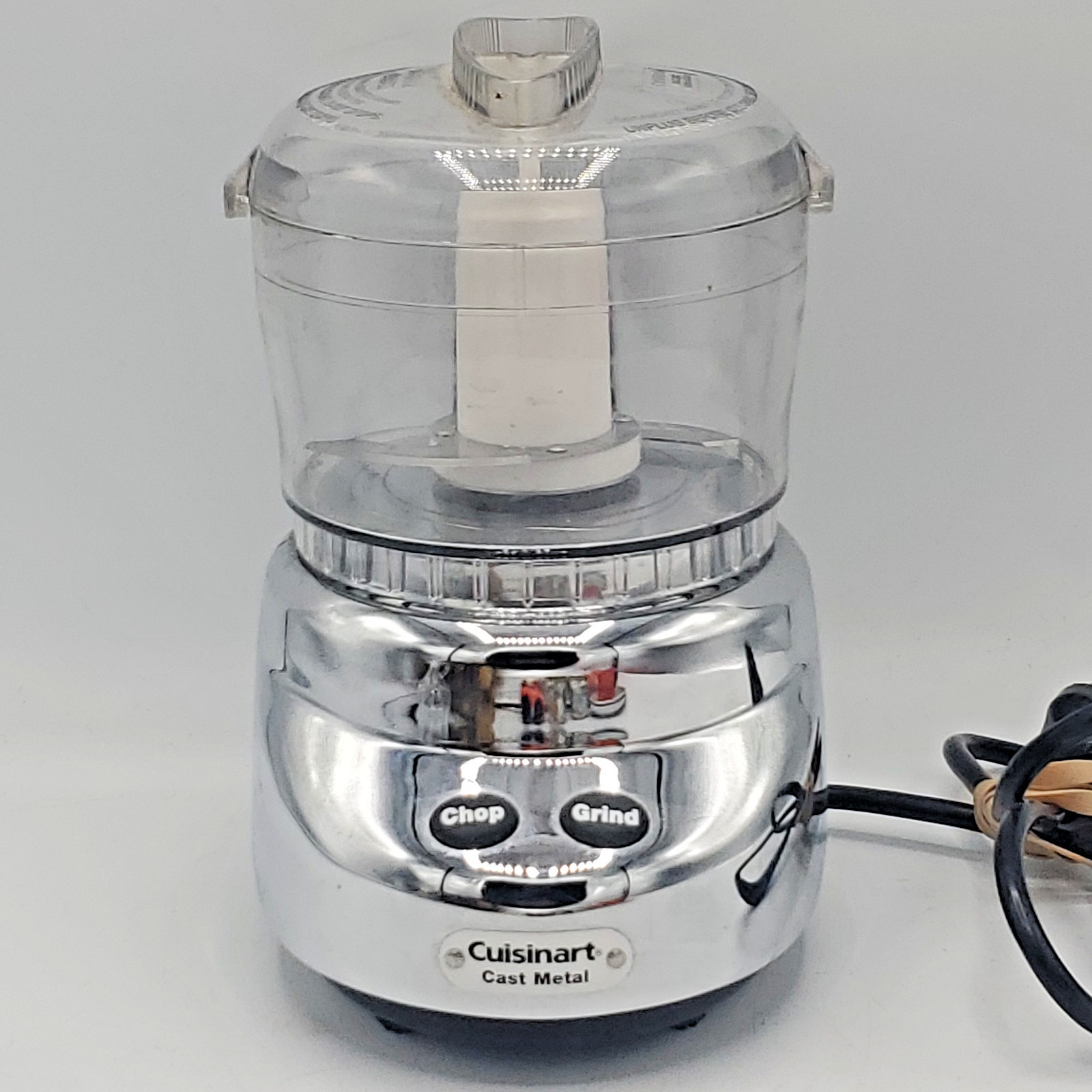 ​Cuisinart Mini-Prep Plus DLC-3 Food Processor Chopper Grinder Chrome Tested