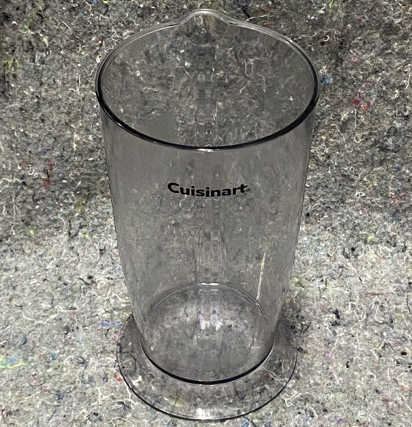 Cuisinart 3-Cup Beaker Replacement Part For Immersion Blender HB-400PC OEM Grey