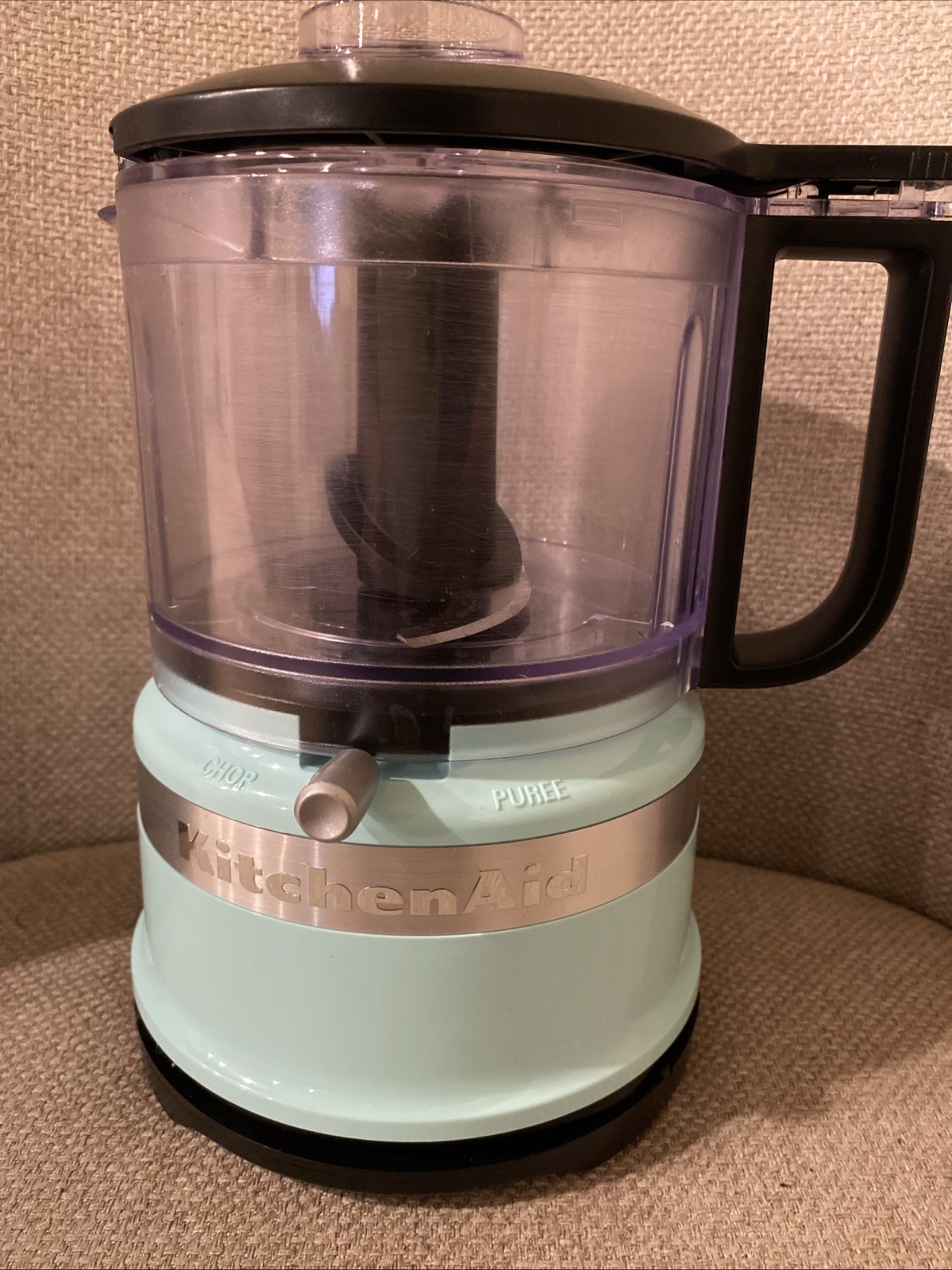 KitchenAid KFC3516AQ Mini Food Processor 3.5 Cup Capacity Aqua Sky