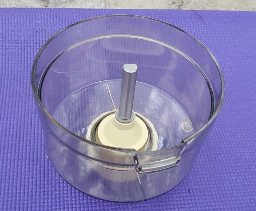 OEM General Electric Food Processor Work Bowl D1FP1 D1FP2 Amber W/Stem & ring